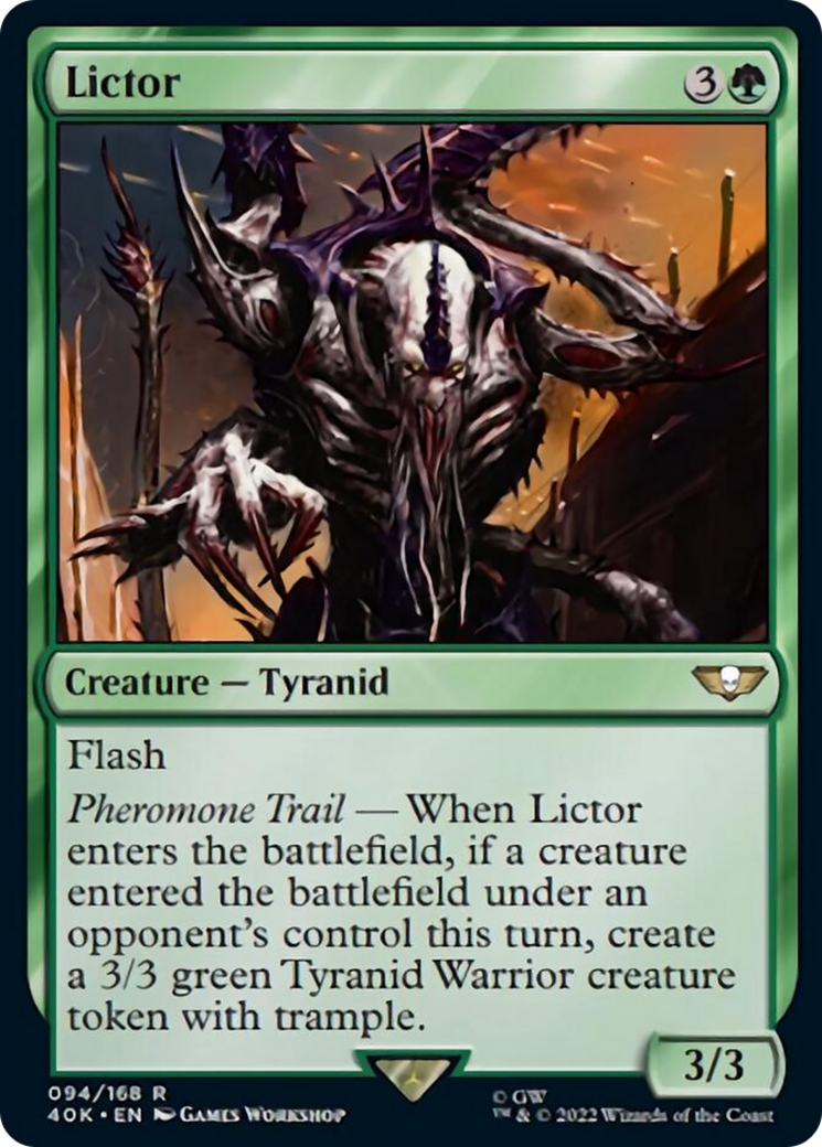 Lictor (Surge Foil) [Warhammer 40,000] | Card Merchant Takapuna