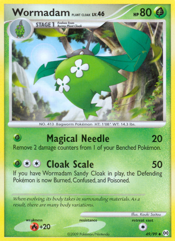 Wormadam Plant Cloak (49/99) [Platinum: Arceus] | Card Merchant Takapuna