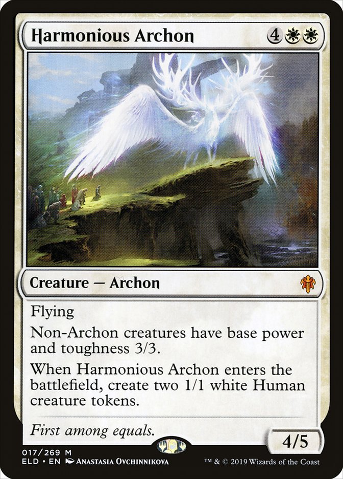 Harmonious Archon [Throne of Eldraine] | Card Merchant Takapuna