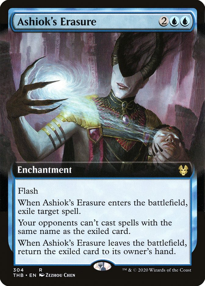 Ashiok's Erasure (Extended Art) [Theros Beyond Death] | Card Merchant Takapuna