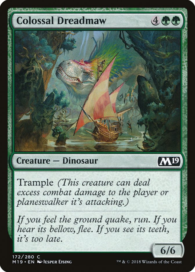 Colossal Dreadmaw [Core Set 2019] | Card Merchant Takapuna