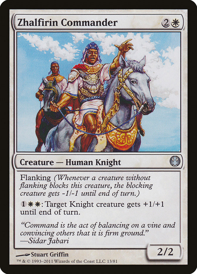 Zhalfirin Commander [Duel Decks: Knights vs. Dragons] | Card Merchant Takapuna