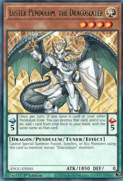 Luster Pendulum, the Dracoslayer (Rare) [ANGU-EN045] Rare | Card Merchant Takapuna