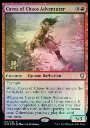 Caves of Chaos Adventurer [Commander Legends: Battle for Baldur's Gate Prerelease Promos] | Card Merchant Takapuna