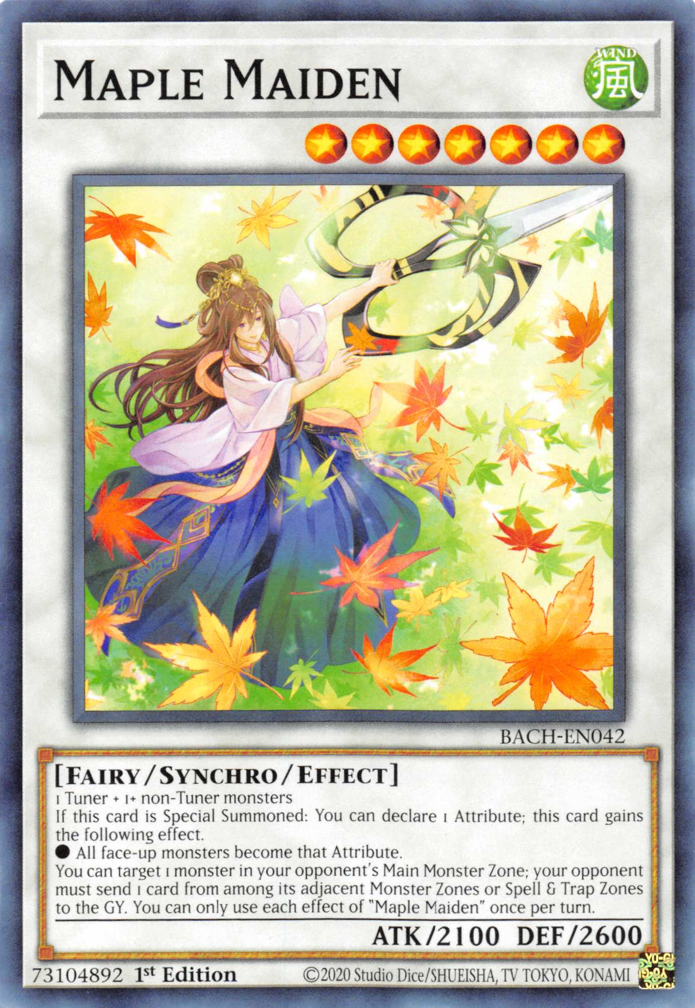 Maple Maiden [BACH-EN042] Common | Card Merchant Takapuna