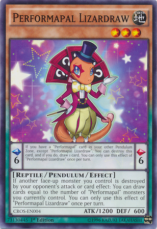 Performapal Lizardraw [CROS-EN004] Common | Card Merchant Takapuna