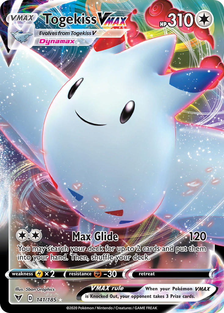 Togekiss VMAX (141/185) [Sword & Shield: Vivid Voltage] | Card Merchant Takapuna