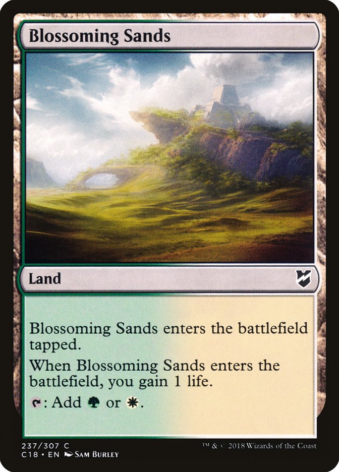 Blossoming Sands [Commander 2018] | Card Merchant Takapuna