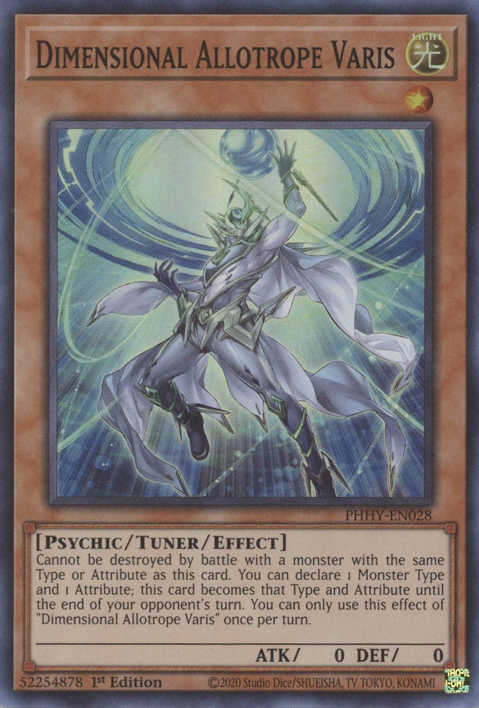 Dimensional Allotrope Varis [PHHY-EN028] Super Rare | Card Merchant Takapuna