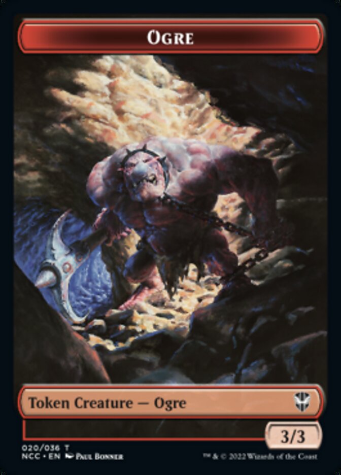 Ogre // Insect Double-Sided Token [Streets of New Capenna Commander Tokens] | Card Merchant Takapuna