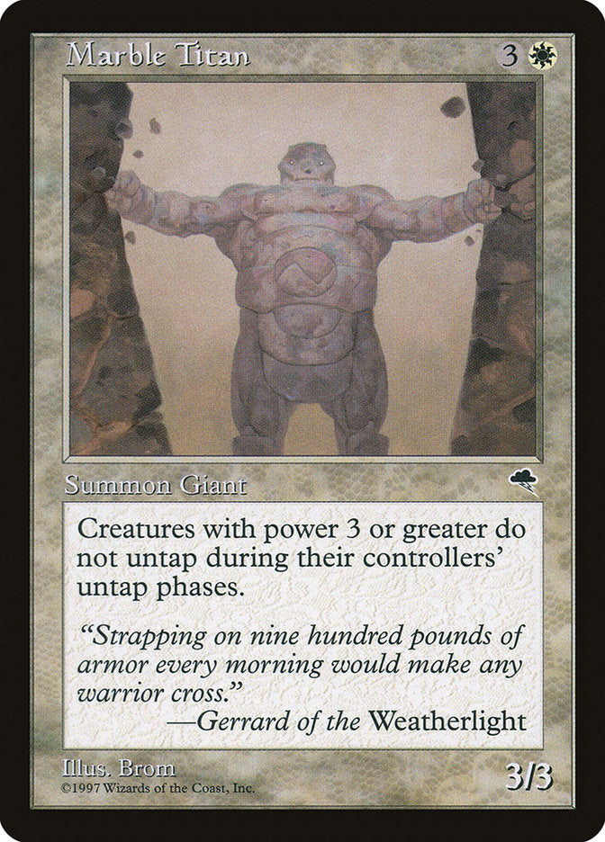 Marble Titan [Tempest] | Card Merchant Takapuna