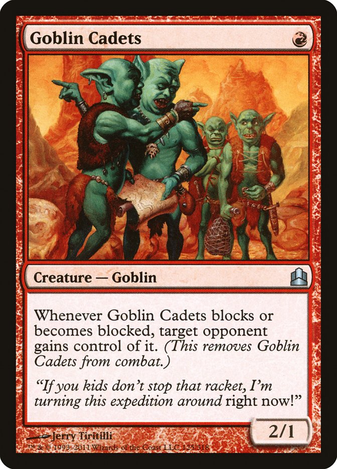 Goblin Cadets [Commander 2011] | Card Merchant Takapuna