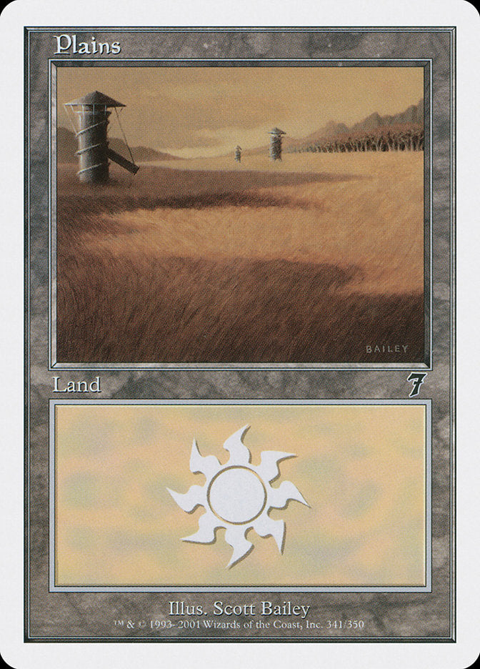 Plains (341) [Seventh Edition] | Card Merchant Takapuna