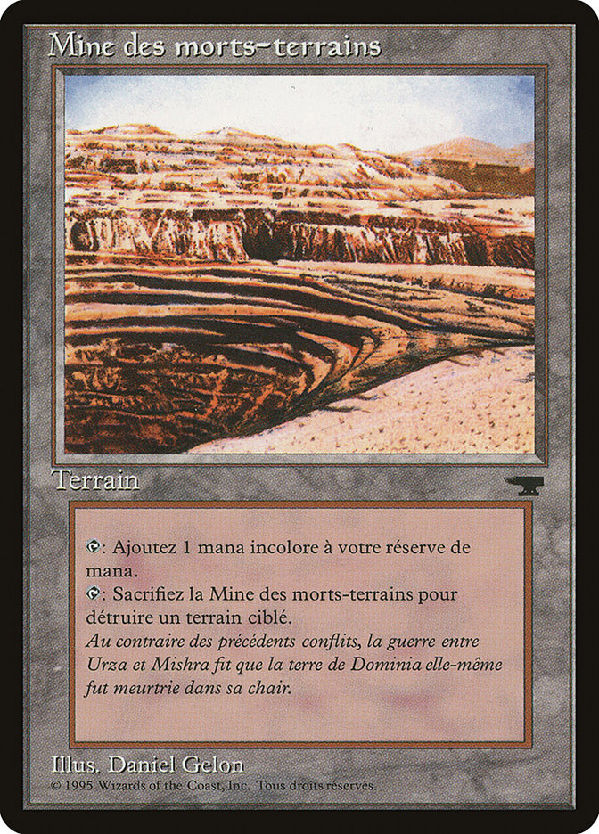 Strip Mine (French) - "Mine des morts-terrains" [Renaissance] | Card Merchant Takapuna