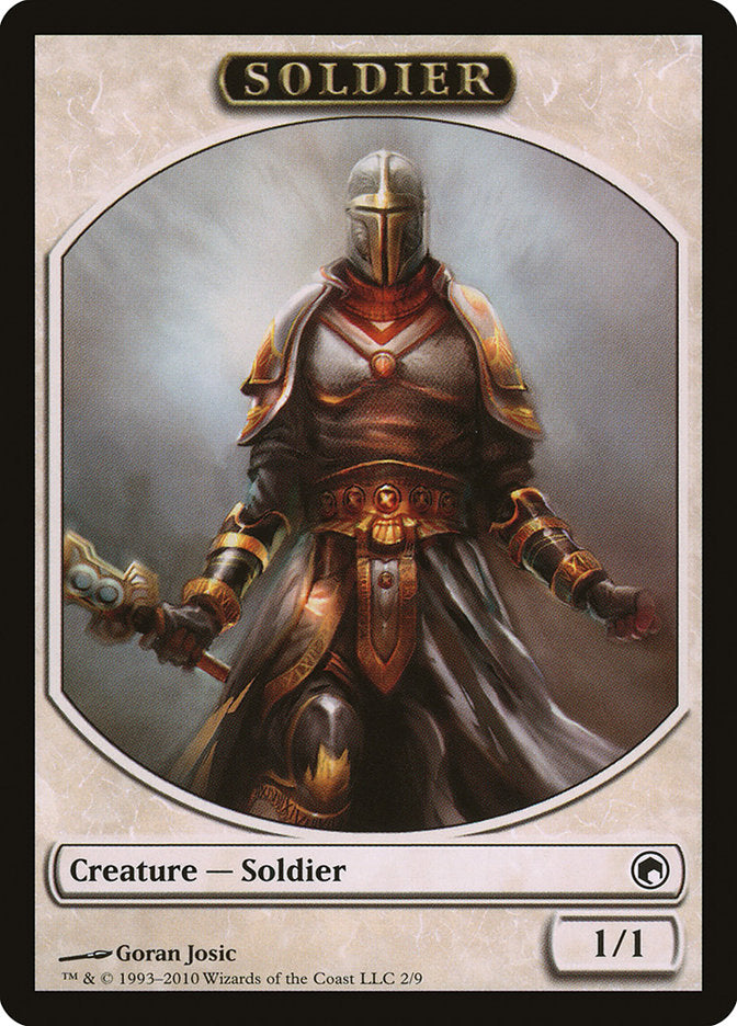 Soldier Token [Scars of Mirrodin Tokens] | Card Merchant Takapuna