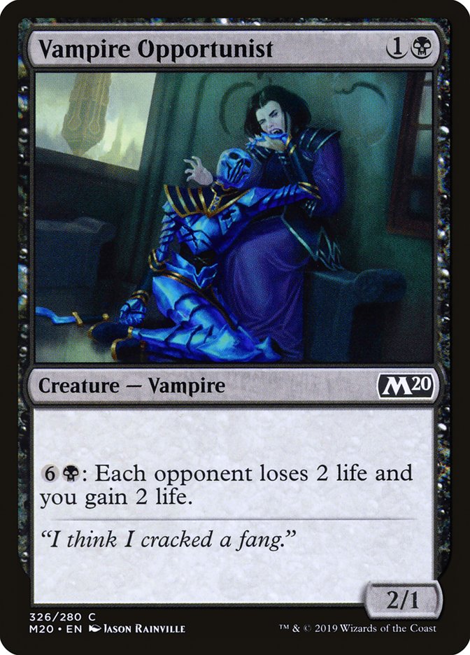 Vampire Opportunist [Core Set 2020] | Card Merchant Takapuna