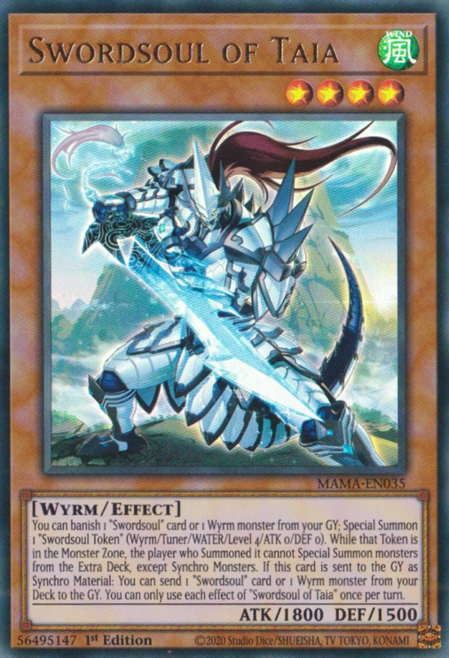 Swordsoul of Taia [MAMA-EN035] Ultra Rare | Card Merchant Takapuna