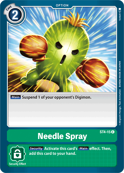 Needle Spray [ST4-15] [Starter Deck: Giga Green] | Card Merchant Takapuna