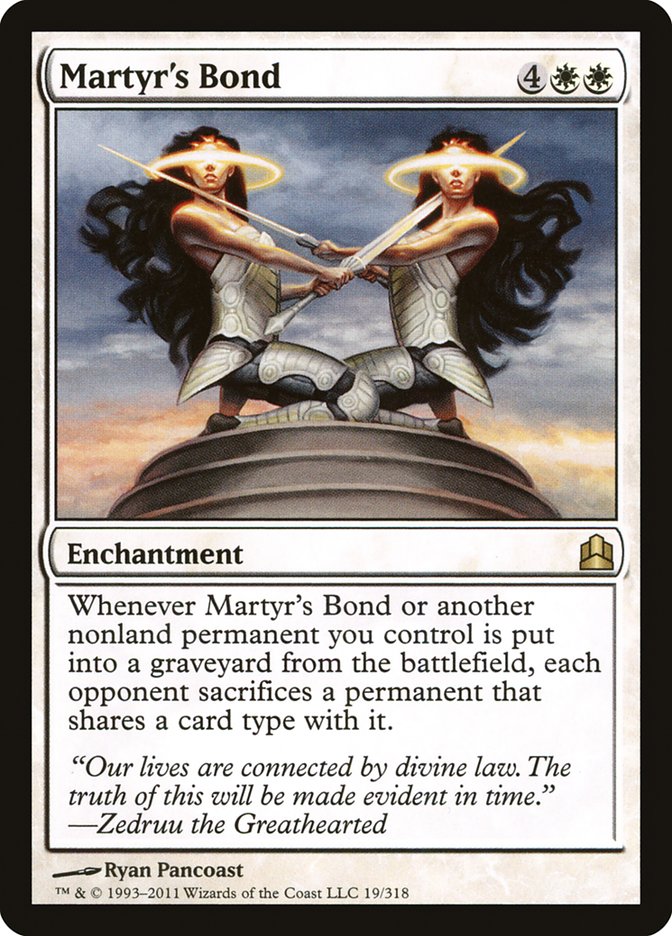 Martyr's Bond [Commander 2011] | Card Merchant Takapuna