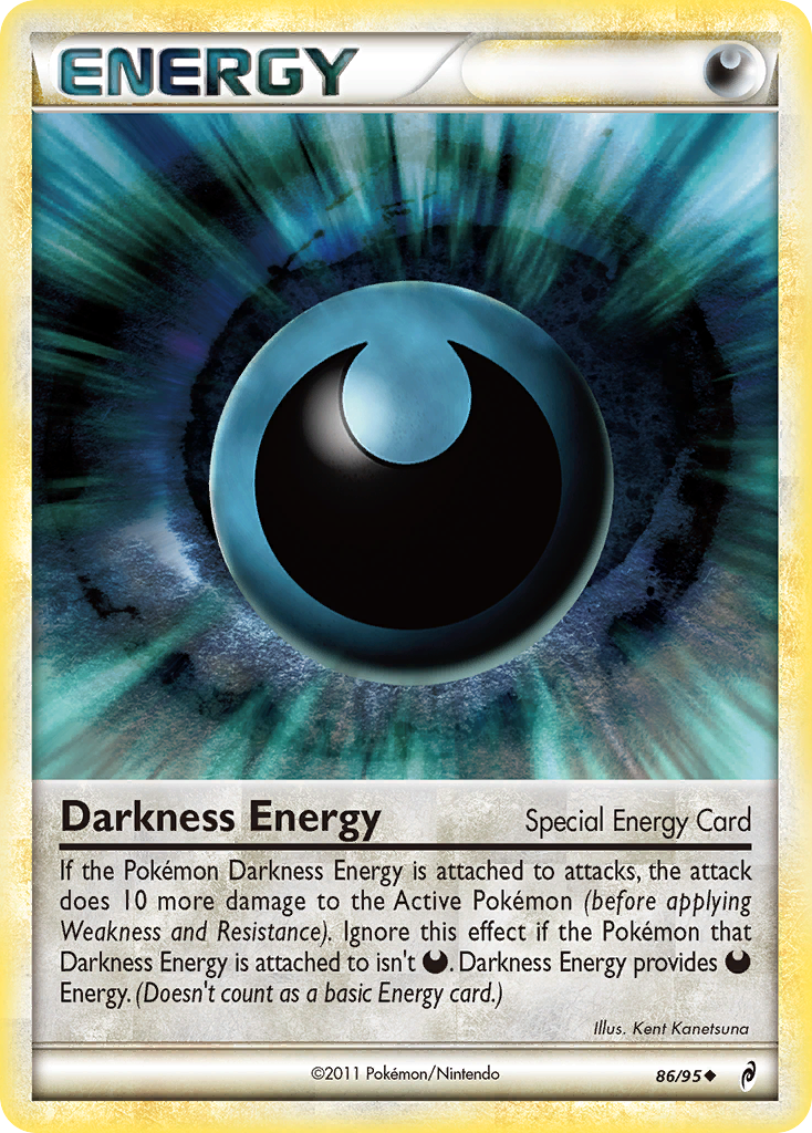 Darkness Energy (86/95) [HeartGold & SoulSilver: Call of Legends] | Card Merchant Takapuna