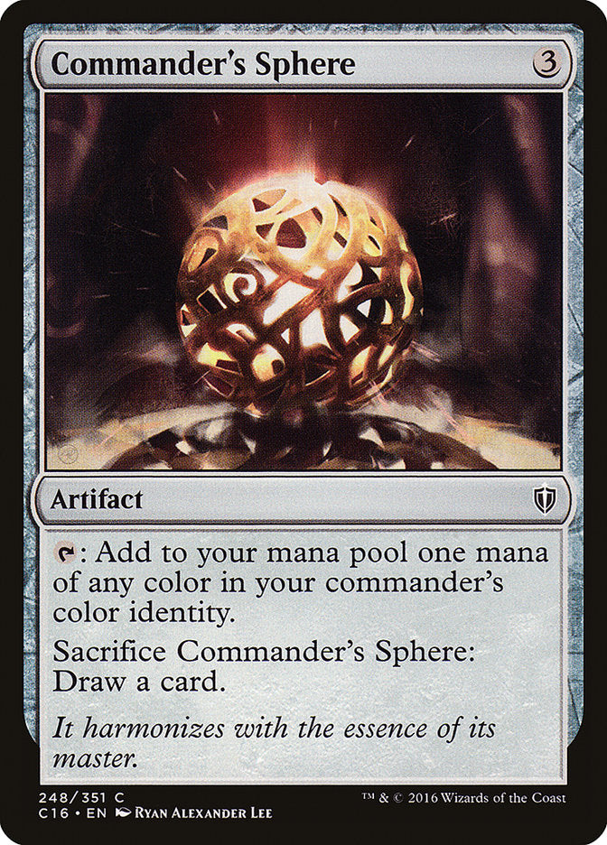 Commander's Sphere [Commander 2016] | Card Merchant Takapuna