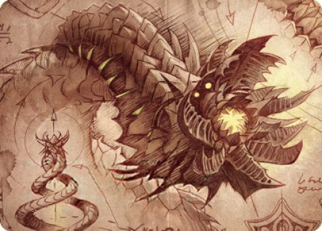 Wurmcoil Engine Art Card [The Brothers' War Art Series] | Card Merchant Takapuna