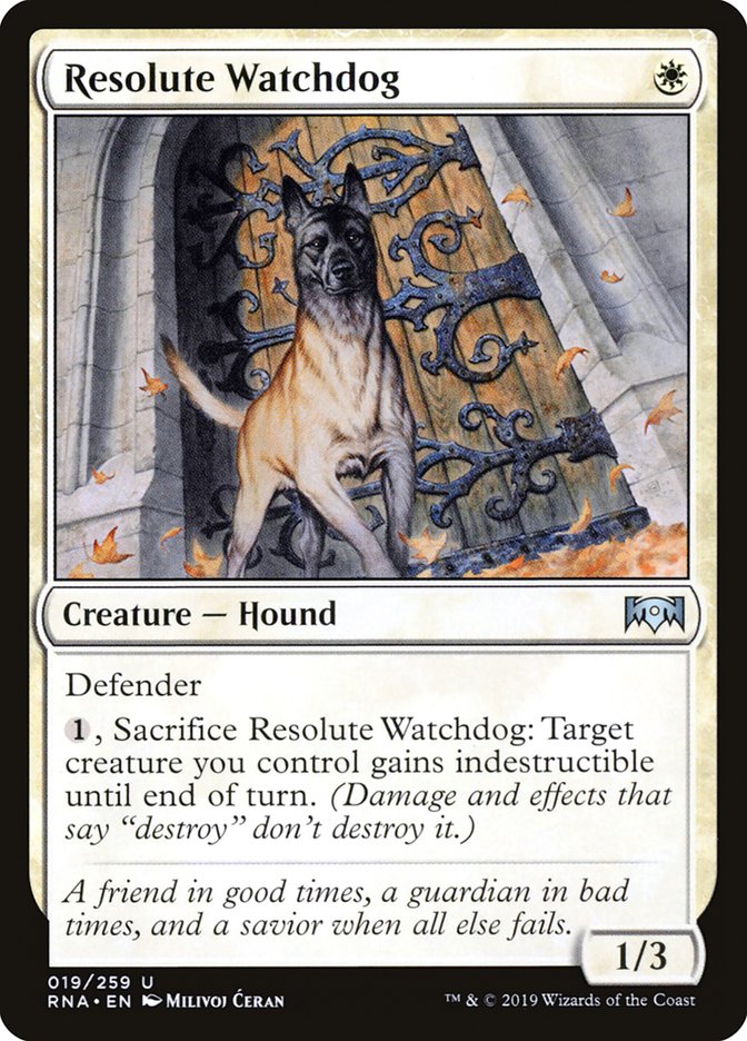 Resolute Watchdog [Ravnica Allegiance] | Card Merchant Takapuna