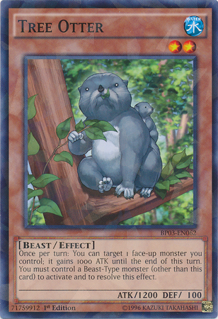 Tree Otter [BP03-EN062] Shatterfoil Rare | Card Merchant Takapuna