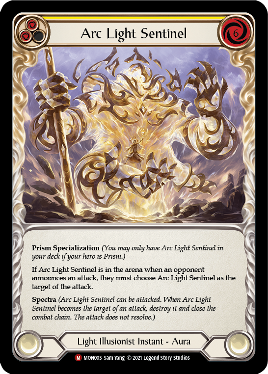 Arc Light Sentinel [MON005] (Monarch)  1st Edition Normal | Card Merchant Takapuna