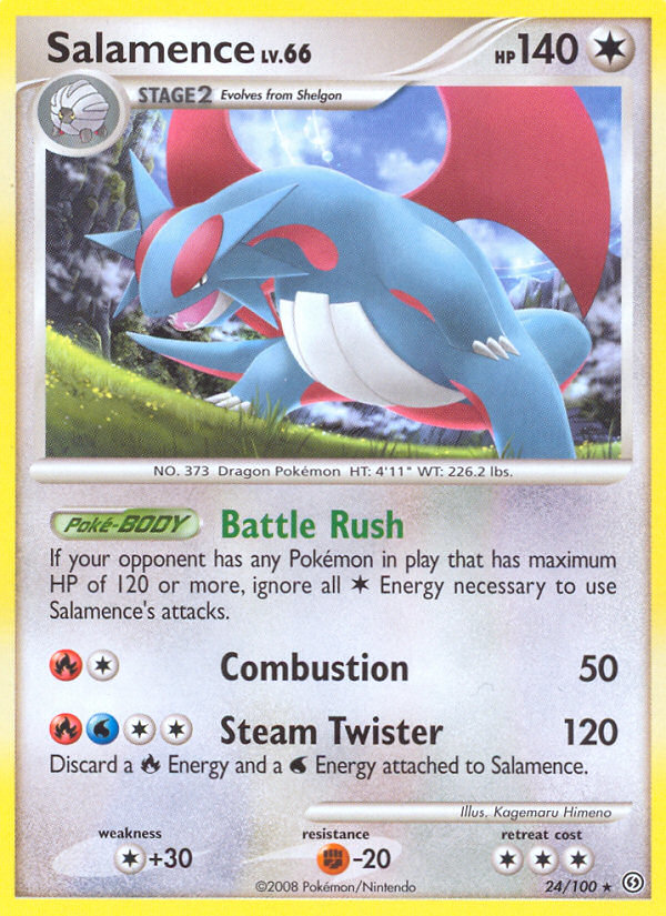 Salamence (24/100) [Diamond & Pearl: Stormfront] | Card Merchant Takapuna