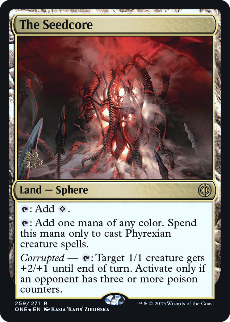 The Seedcore [Phyrexia: All Will Be One Prerelease Promos] | Card Merchant Takapuna