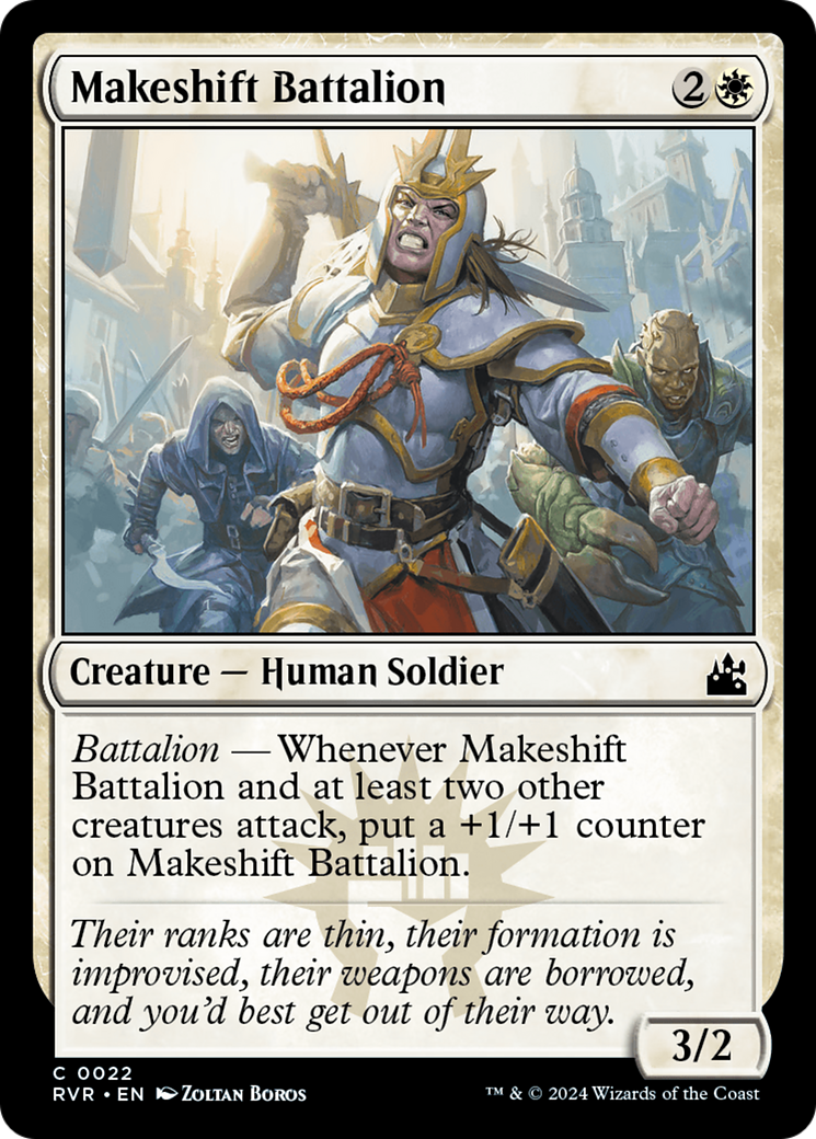 Makeshift Battalion [Ravnica Remastered] | Card Merchant Takapuna