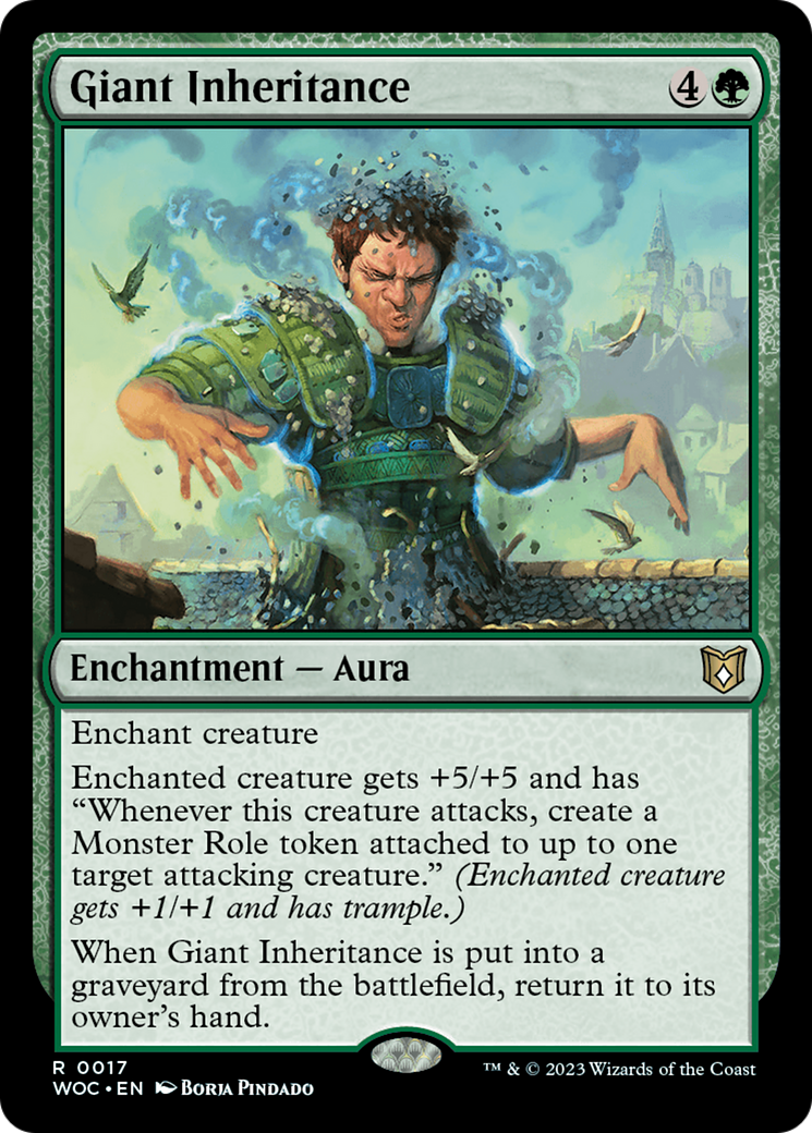 Giant Inheritance [Wilds of Eldraine Commander] | Card Merchant Takapuna