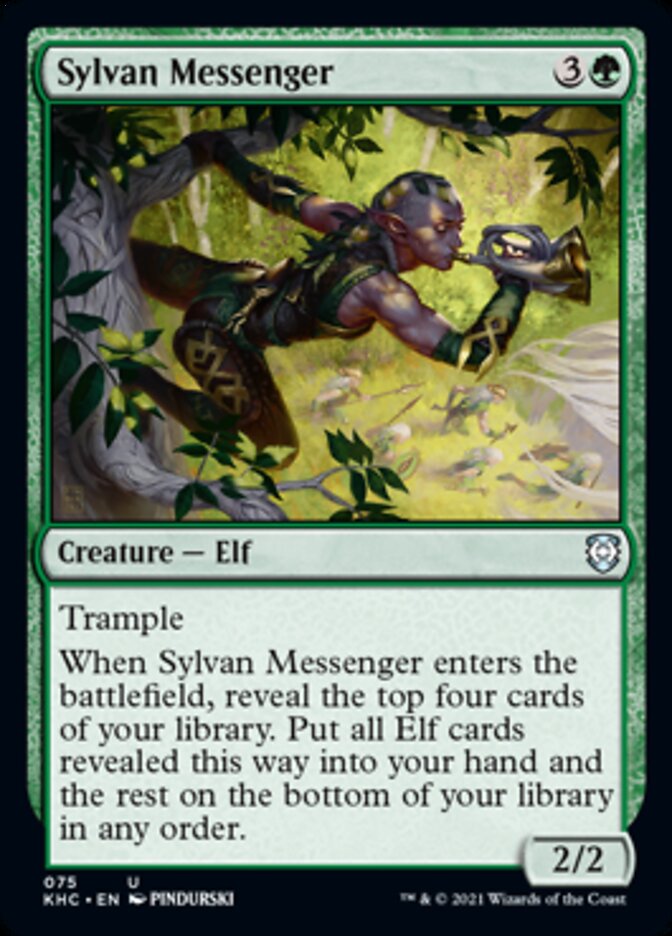 Sylvan Messenger [Kaldheim Commander] | Card Merchant Takapuna