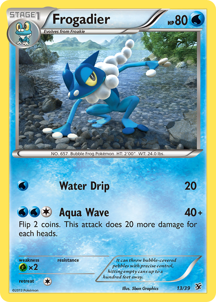 Frogadier (13/39) [XY: Kalos Starter Set] | Card Merchant Takapuna