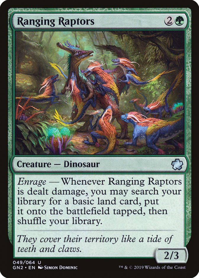 Ranging Raptors [Game Night 2019] | Card Merchant Takapuna