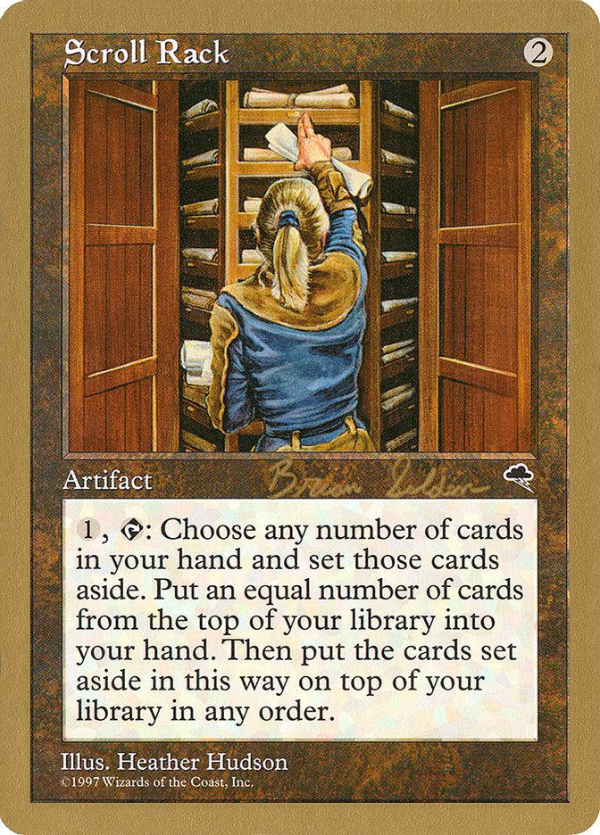 Scroll Rack (Brian Selden) [World Championship Decks 1998] | Card Merchant Takapuna