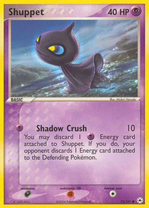 Shuppet (72/101) [EX: Hidden Legends] | Card Merchant Takapuna