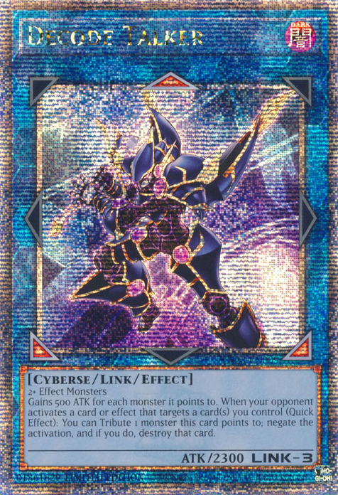 Decode Talker [TN23-EN009] Quarter Century Secret Rare | Card Merchant Takapuna