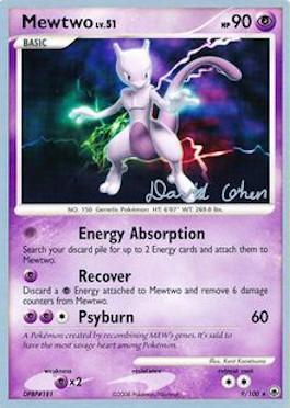 Mewtwo LV.51 (9/100) (Stallgon - David Cohen) [World Championships 2009] | Card Merchant Takapuna