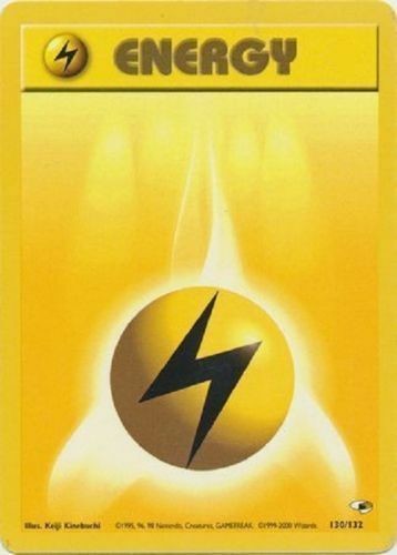 Lightning Energy (130/132) [Gym Heroes Unlimited] | Card Merchant Takapuna