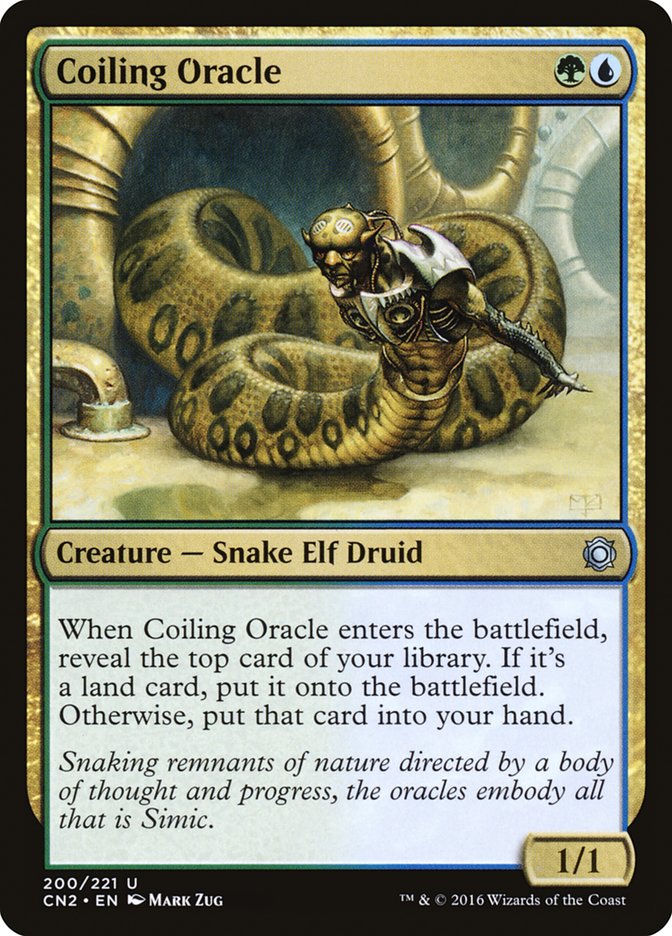 Coiling Oracle [Conspiracy: Take the Crown] | Card Merchant Takapuna