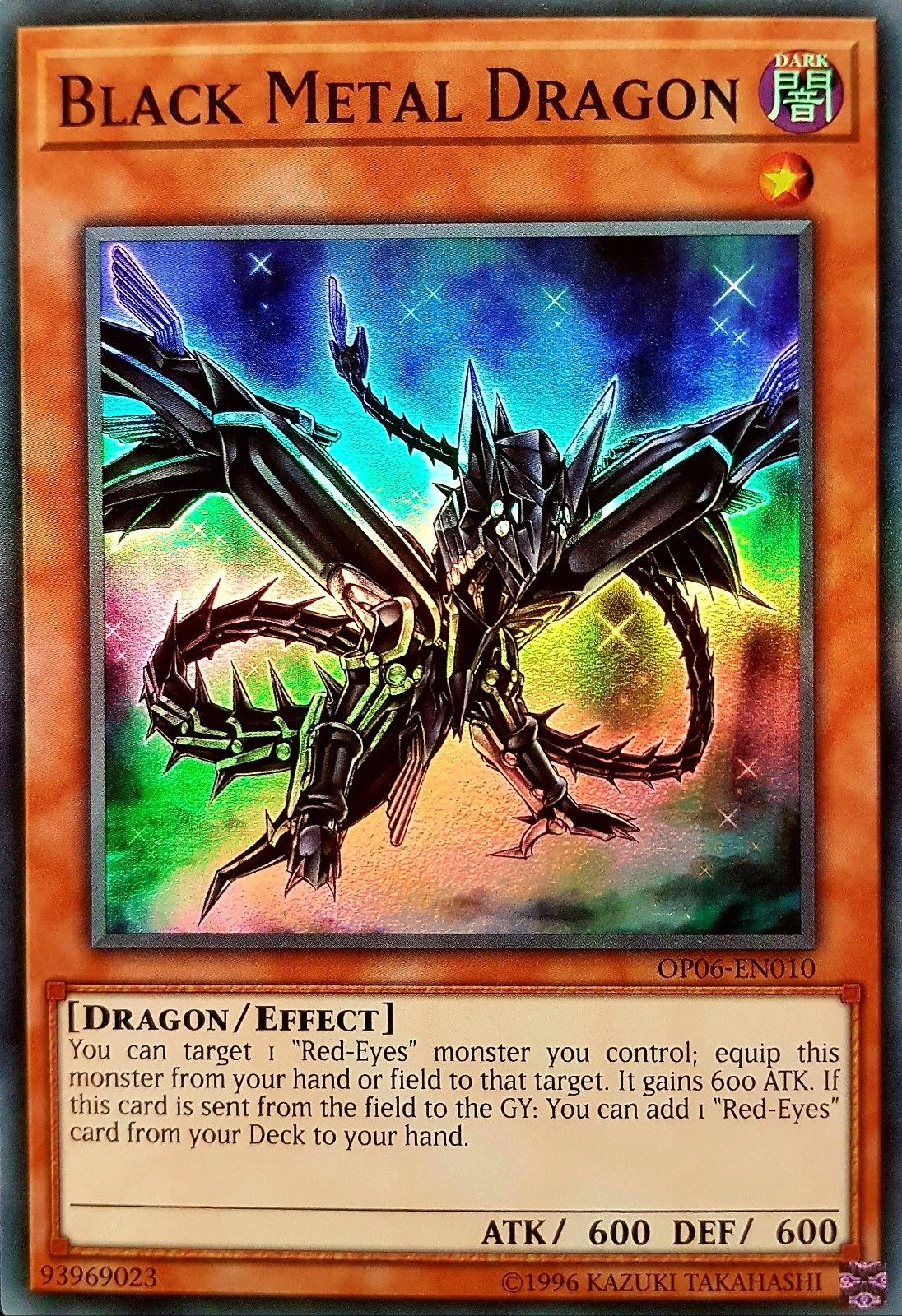 Black Metal Dragon [OP06-EN010] Super Rare | Card Merchant Takapuna