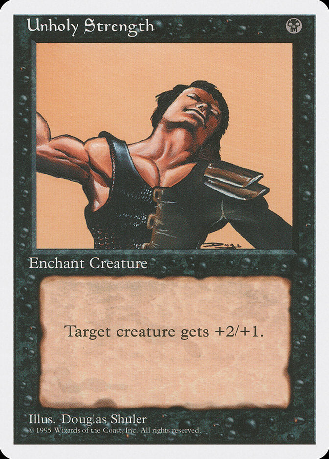 Unholy Strength [Fourth Edition] | Card Merchant Takapuna