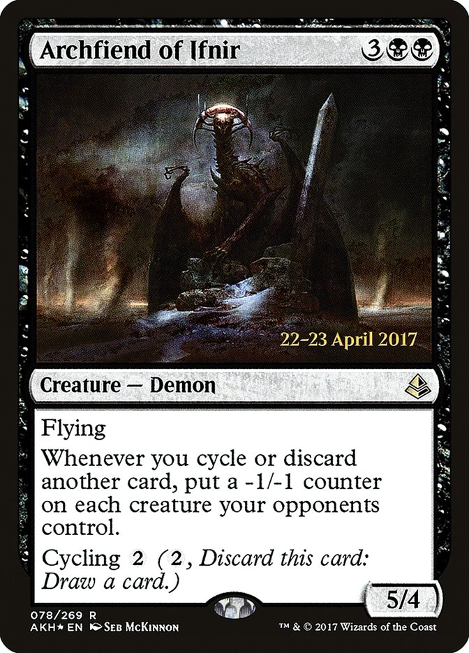 Archfiend of Ifnir [Amonkhet Prerelease Promos] | Card Merchant Takapuna