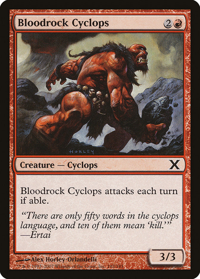 Bloodrock Cyclops [Tenth Edition] | Card Merchant Takapuna