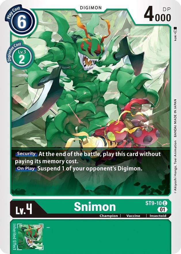 Snimon [ST9-10] [Starter Deck: Ultimate Ancient Dragon] | Card Merchant Takapuna