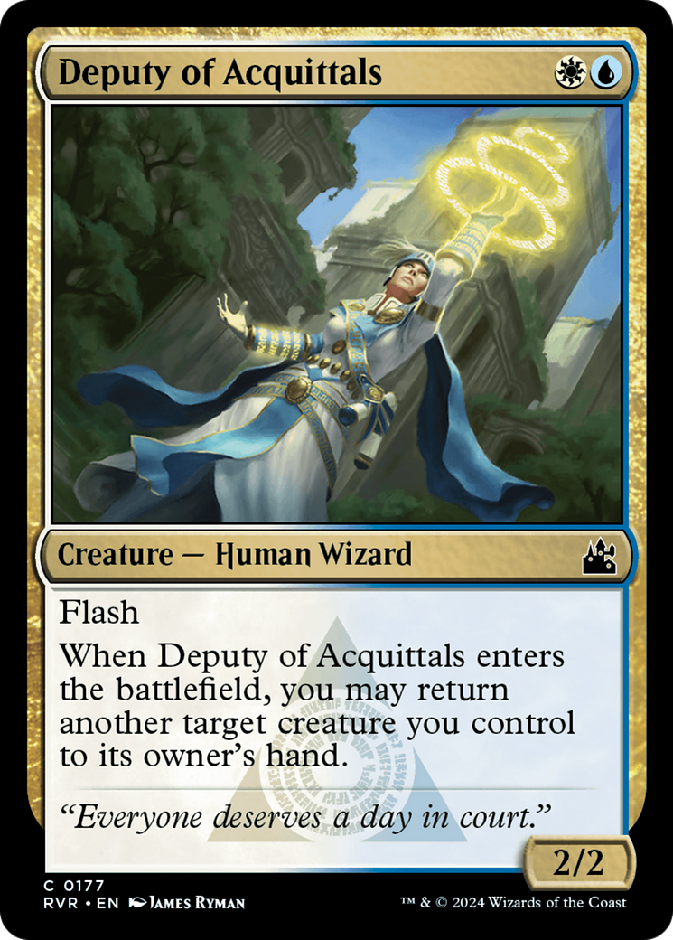 Deputy of Acquittals [Ravnica Remastered] | Card Merchant Takapuna