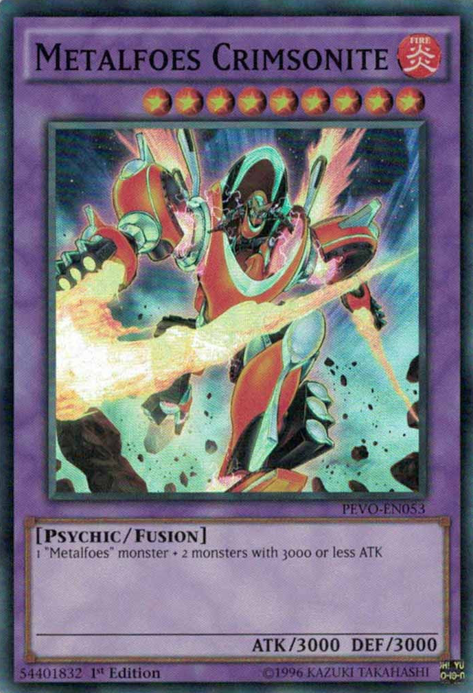 Metalfoes Crimsonite [PEVO-EN053] Super Rare | Card Merchant Takapuna