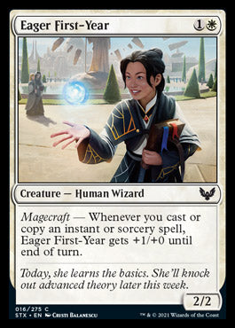 Eager First-Year [Strixhaven: School of Mages] | Card Merchant Takapuna